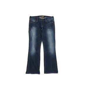 Express Stella Bootcut Women's size 6P Dark Wash Blue Denim jeans